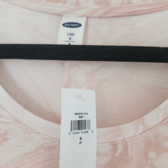 BNWT Old Navy Pink and White Luxe Scoop Neck Tank Top Size S, Workout, Summer - Picture 5 of 7